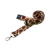 Safari/Animal Print Lanyard with Safety Breakaway - Giraffe