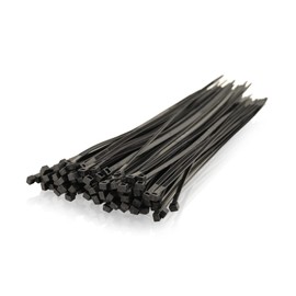 Professional Cable Ties in Black, Neutral Colours, Pack of 100, Length 100-1000 mm, Width 25-90 mm, UV-Resistant Cable Straps for Bundling Cables, Very High Strength Cable Strap Cable Tie Strong