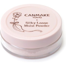  Canmake Silky Loose Moist Powder 01 Silky Beige Loose Powder Removes with Facial Cleanser Moisturizing Powder Soap Remover Unscented UV Protection 1 piece (x 1) P01 Luster pink