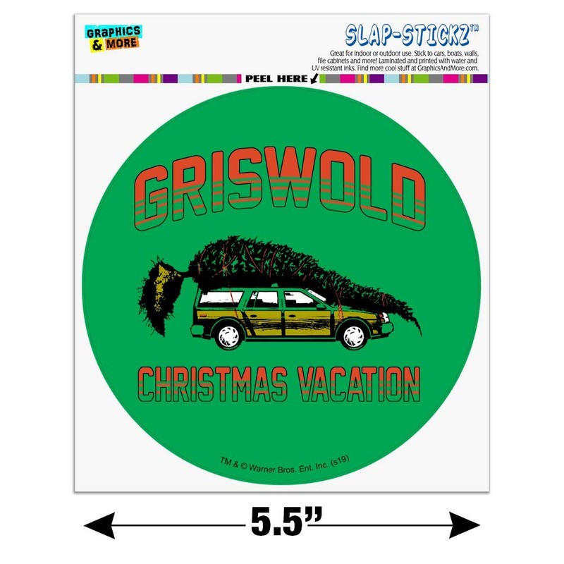 Christmas Vacation Griswold Vacation Automotive Car Window Locker Circle Bumper
