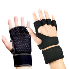 aifitbre Weight Lifting Gloves for Men Women, Padded Workout Gloves with Wrist Support Comfort Protection Strong Grip Great for Gym Fitness Weightlifting Pull Ups Cross Training