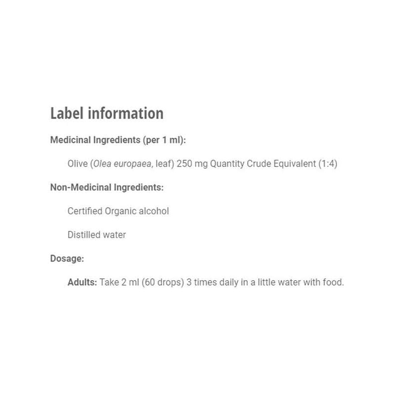 St. Francis Herb Farm St. Francis' Olive Leaf (Tincture) (50