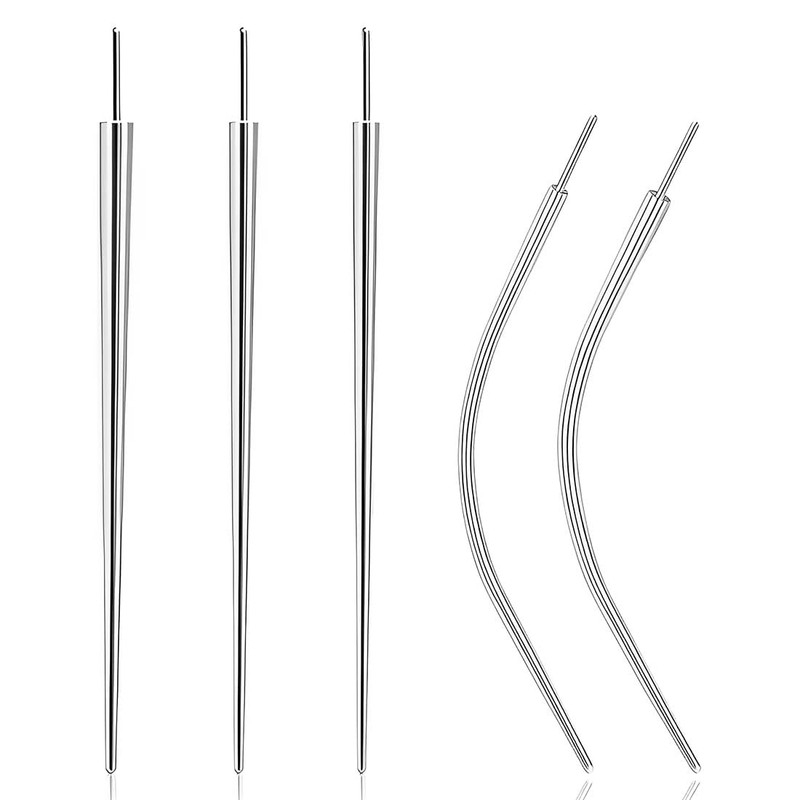 Tomedeks 5 PCS Stainless Steel Piercing Taper,14G 16G 18G 20G