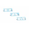 RAM Tailgate Emblem Overlay Decal Stickers 2025 Ram 1500 (Color:
