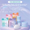 Foamie Storage Box with Lid for Fixed Face Cream, Cosmetic