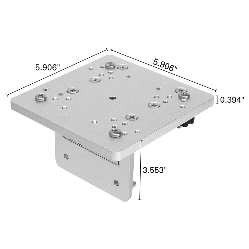 Extreme Max 3005.4411 Downrigger Mount for Lund Sport Track Systems