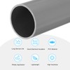 MECCANIXITY 2.5 Inch PVC Rigid Tube Round Pipe Tubing Hardware