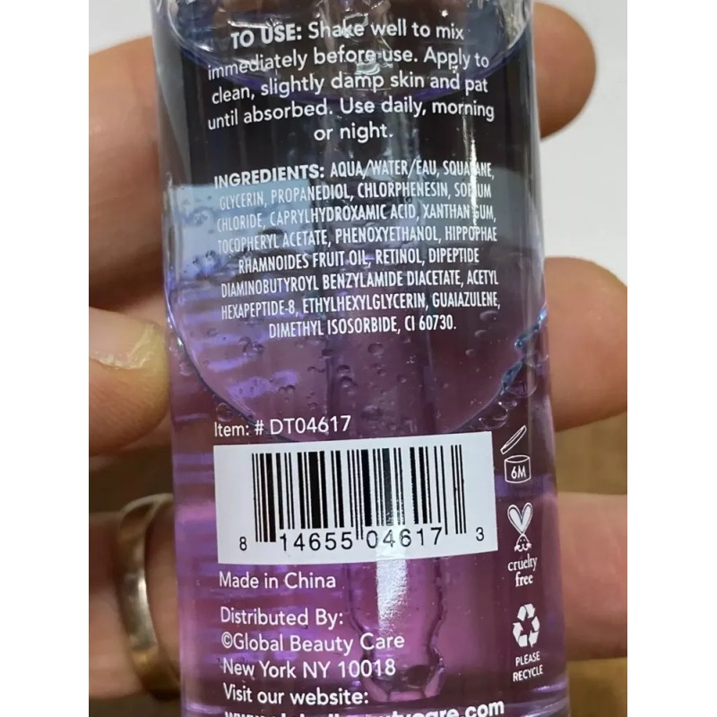 Global Beauty Care Suero Renvador Retinol Con Péptidos 50 Ml