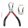 HARFINGTON Snap Ring Plier 7" CR-V Internal Circlip Pliers with