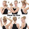 Real Fashion Hair Bun Extensions Messy Curly Hair Scrunchies Hairpieces