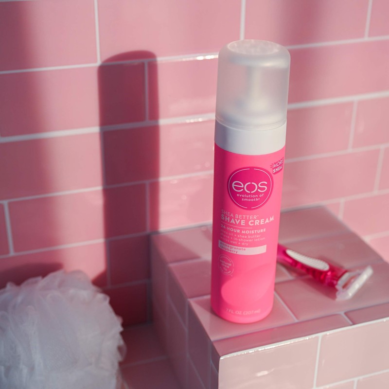 eos Shave Cream Pomegranate Raspberry