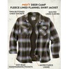 Legendary Whitetails Men's Standard Deer Camp Berber Lined Flannel Shirt