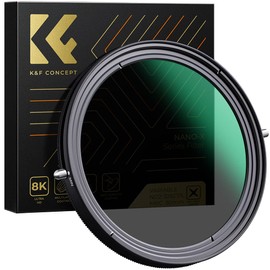 K&F Concept Nano-X ND Filter 77 mm CPL&ND2-ND32 2-in-1 Multifunctional Neutral Density Filter and CPL Filter Polarising Filter