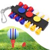 DESELL Golf Ball Line Markers (12 Piece Set), Convenient to