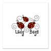 CafePress Lady Bugs Square Car Magnet 3 X 3 Square