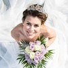 Star Shaped Rhinestone Crowns Bridal Crowns Tiaras Bridal Headpiece for