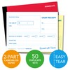 Ocean Pads Cash Receipt Book for Small Business, School, Charity,