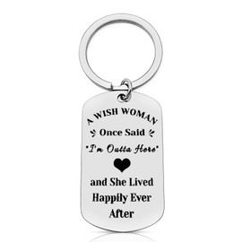 Funny Keyring Gift for Women Birthday Gift for Sister Best Friend Mothers Day Retirement Gift for Mom Grandma Wedding Anniversary Jewelry Gift for Wife Daughter Christmas Graduation Gift for Bestie