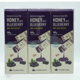 BeeFamily - Blueberry Honey Stick 300g Multi Pack