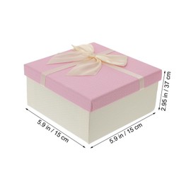SAFIGLE 1 PC Square Soap Rose present Box Beautiful Artificial Flower Soap Present Box for Home Decor Romantic Atmosphere for Birthdays Holidays and Celebrations