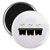 CafePress Plant Seedlings Magnets 2.25" Round Button Magnet (10 pack)