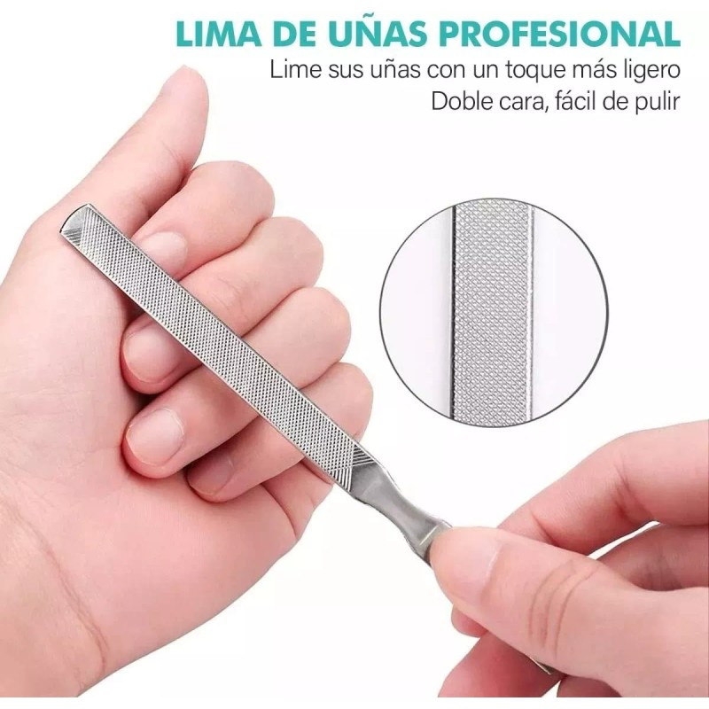 General Kit Alicates Pedicura Uñas Enterradas Empujador De Cuticula