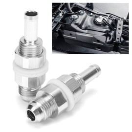 Aramox 2pcs AN6-5/16 Fuel Hose Fittings and Adapters Hose Barb Adapter Aluminum Fuel Pump Tank Fitting Fuel Hose Adapter Fitting for Rubber Plastic Nylon Fuel Lines