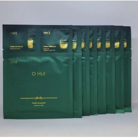O HUI Prime Advancer Ampoule Mask 3-Step Set 8pcs Anti Wrinkle Moisture K-Beauty