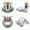 Stainless Steel Thicken Sheep Waterer Automatic Dispenser Goat Copper Valve