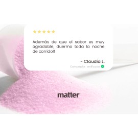 YOU MATTER - Magno N, Magnesio y GABA en Polvo Sabor a Mora, Suplemento alimenticio para relajacin y bienestar - Frasco de 180 g                      