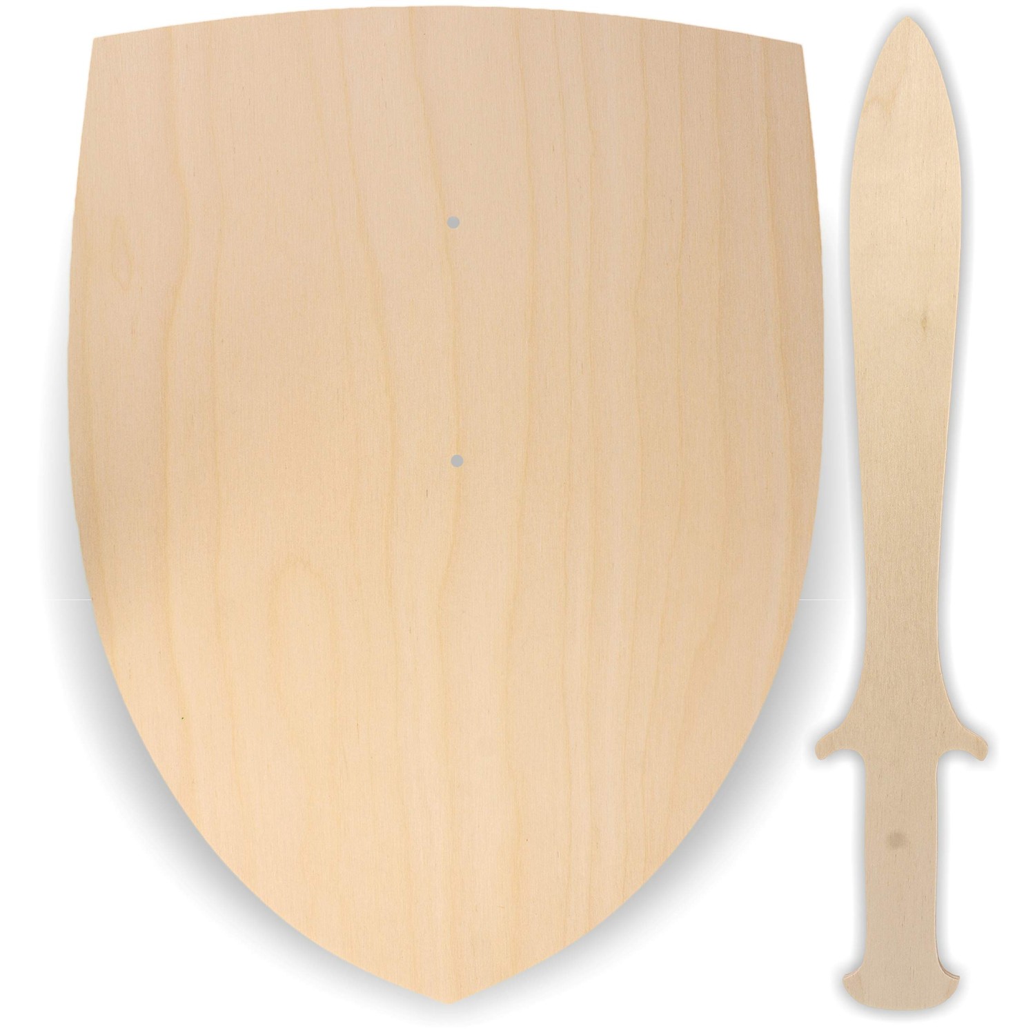 Herr Bo & Co Knight Shield (without handle or loop) and dagger as a set ...
