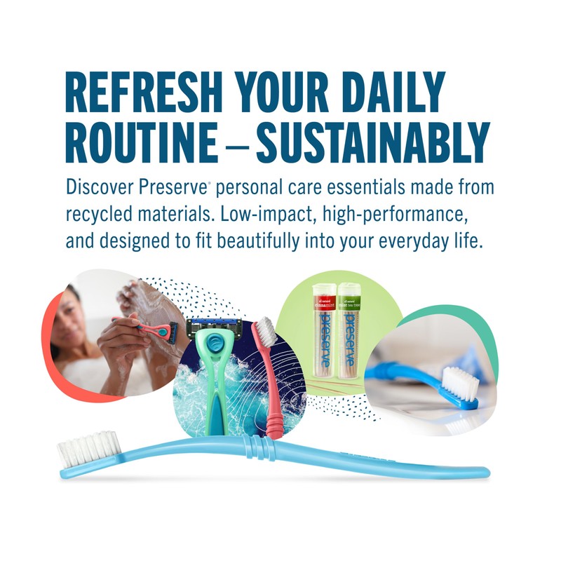 Preserve Shave 5 Razor Blades Refills - 5 Blade Razors
