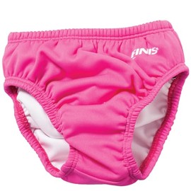FINIS Swimming Diaper - Reusable Swim Diaper for Infants & Toddlers - Baby Swimming Essentials - UPF 50+ - Elastic Fit - Pink, XL