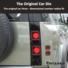 YIWANG ABS Black Car Exterior Taillight Protection Cover Accessories for