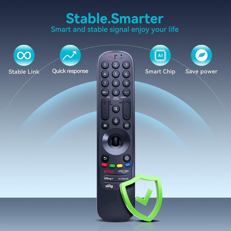 ZWP AKB76043102 MR23GA Replacement Magic Remote Control for LG AKB76045102