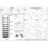 FIDUCIAL HOME 10 Tiers Shoe Rack 20-25 Pairs Sturdy Shoe