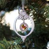 Inspired Silver - Maryland Flag Silver Christmas Ornament - Circle