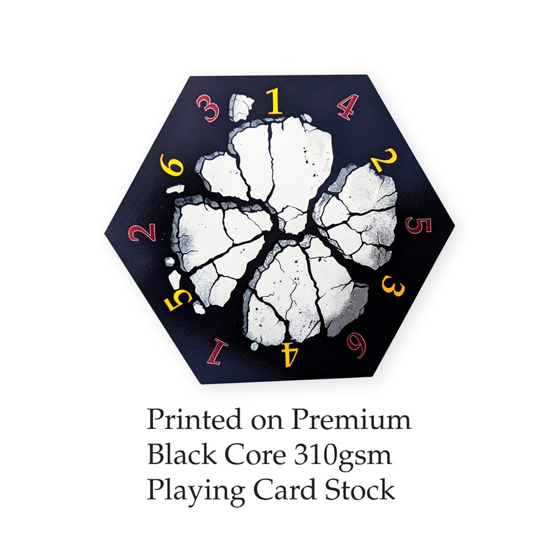 Earthquake Mini Hex Disaster Scenario Replacement Robber compatible with Catan's