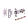 HANDLEZONE® Zena Privacy Lever On Round Rose Door Handles, with