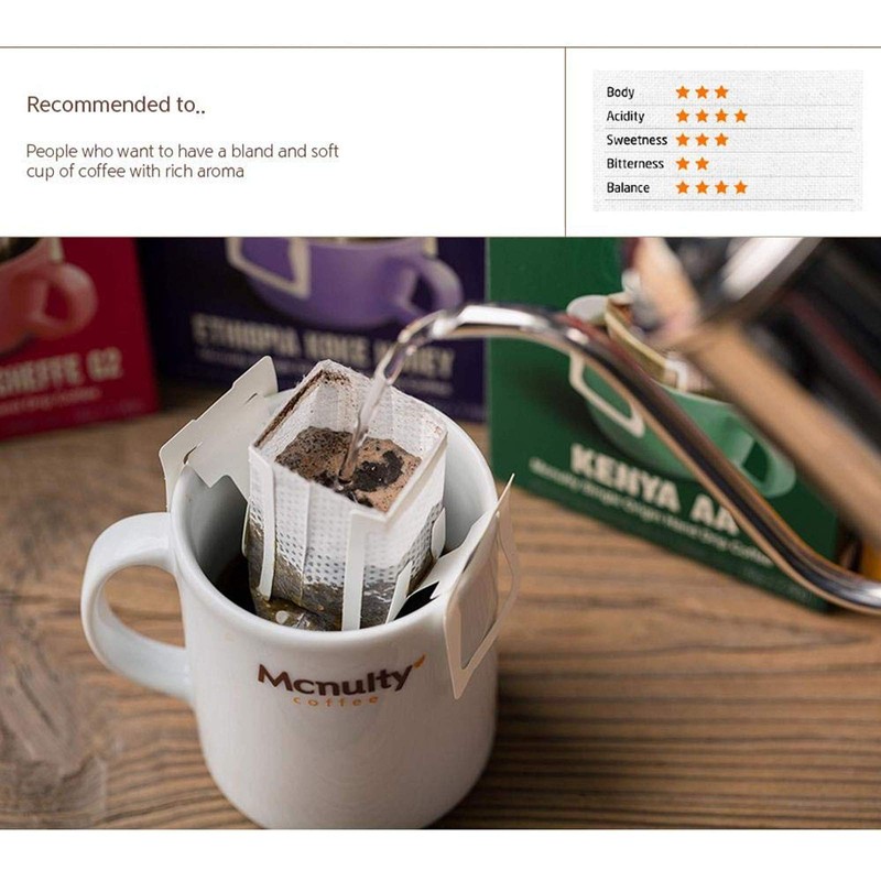 Mcnulty Hand Drip Roasted Bean 8g 7 Bags Coffee Mix