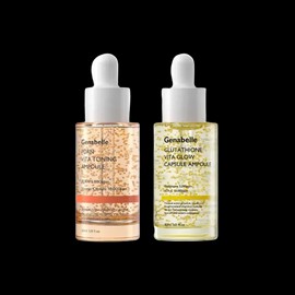 Jennabell PDRN Vita Toning Ampoule 30ml + Glutathione Capsule Ampoule 30ml / 제나벨 PDRN 비타 토닝 앰플 30ml + 글루타치온 캡슐 앰플 30ml