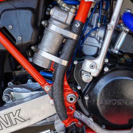 Pryme Black Frame Guards 1984-1989 Honda CR500 Grip Tape Protectors CR 500 CR500R 500R