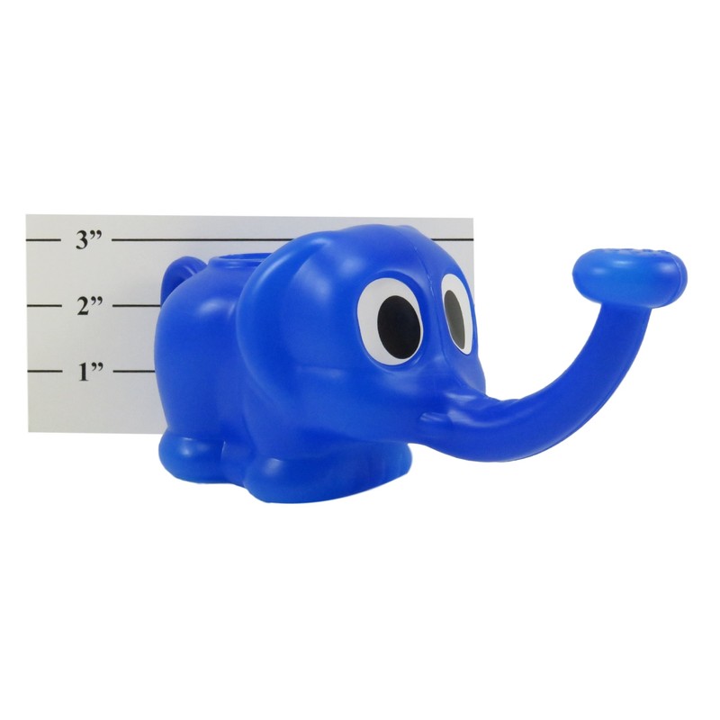 Daiso Elephant Watering Can 8 1/2 x 3 1/4 Blue