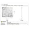 Ekena Millwork WP20X20SPWH 19 5/8"W x 19 5/8"H Spiral EnduraWall
