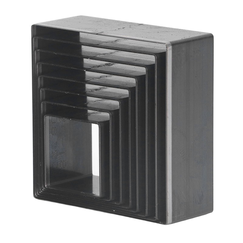 8Pcs Leather Cutting Mold Alloy Steel Square Shape Leather Punching