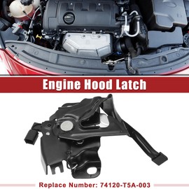 ACROPIX Engine Hood Latch Assembly No.74120-T5A-003 Fit for Honda Fit 2015-2020 Pack of 1 Black