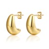 JoyToGo 18K Gold Plated Earrings for Women Trendy Lightweight Chunky
