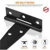 SUL Gate Hinges, Weather & Rust Proof Black Powder Coated