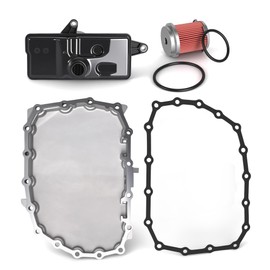 Riyhch Auto Transmission Filter & Pan Gasket Kit+Transmission Oil Pan with Drain Plug,for Honda Civic 1.5L 1.8L 2.0L L4 2014-2019,#OE:21814-5T0-000 25420-5T0-003 25450-P4V-013 21151R3W000