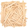 Baker Ross FE332 Natural Wooden Construction Sticks - Pack of